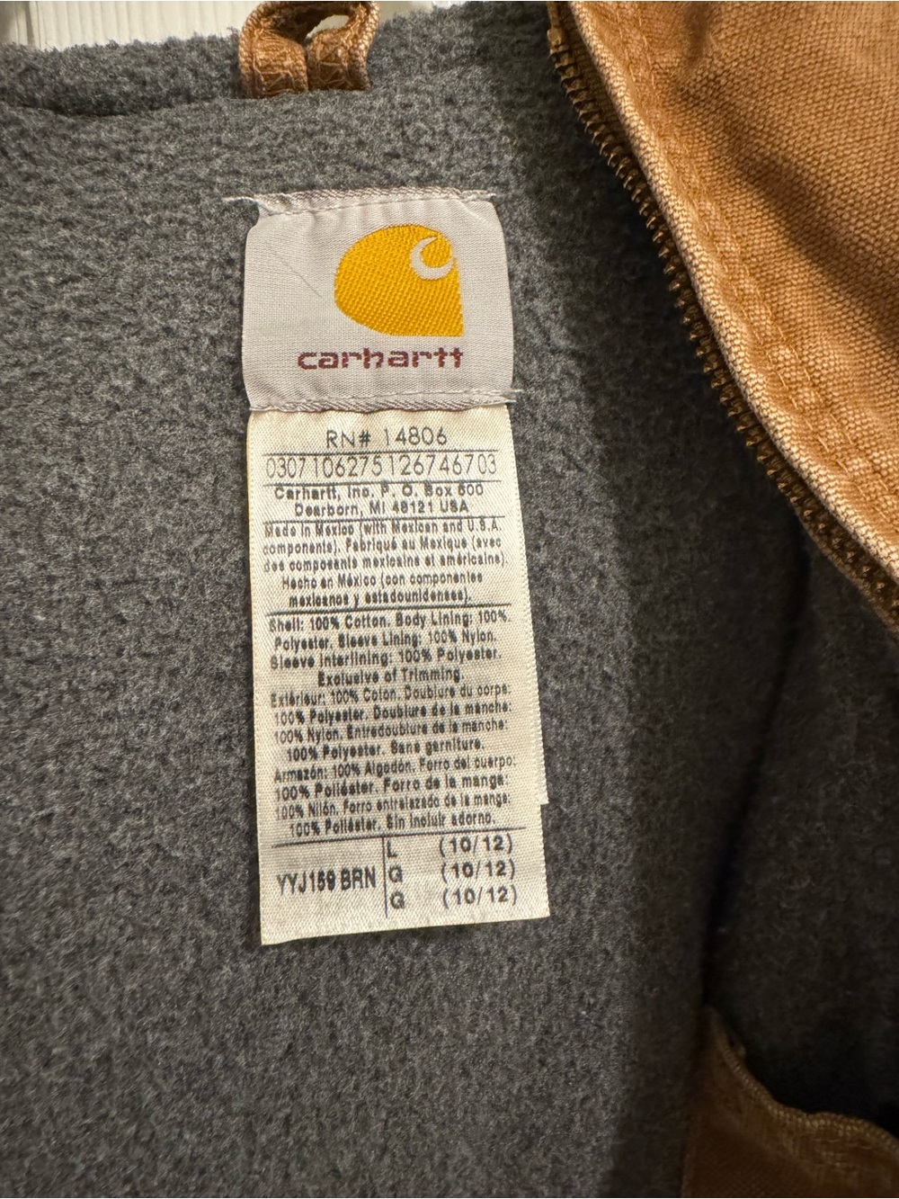 Carhartt Youth Coat - Picture 5 of 6